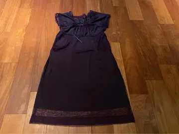 ANNASUI 퍼플 원피스