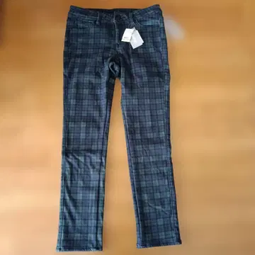 시마무라 크로시 안감 따뜻한 팬츠 블랙워치 미사용품 67