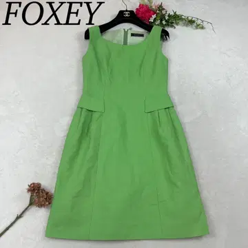 K316 폭시 새상품급 FOXEY 그린 원피스 29873 여성용