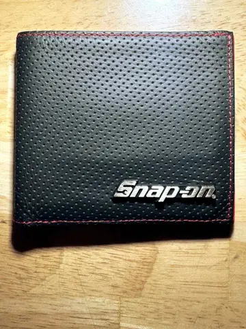 가격 인하 스냅온 지갑 블랙 레드