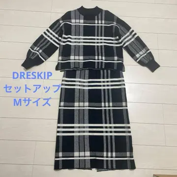 니트 스커트 셋업 M