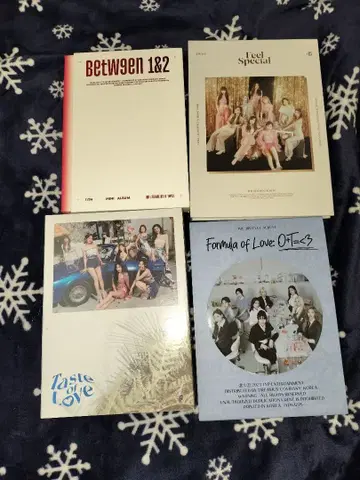 [카드 없음] TWICE K-POP 앨범 세트 4장
