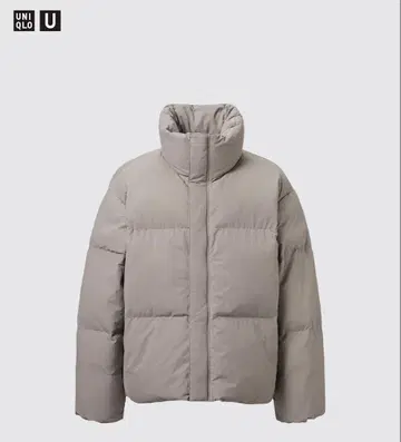 패디드 볼륨 자켓 (내추럴) L