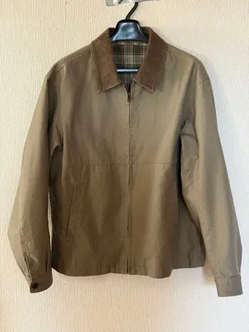 유니클로 집업 숏 블루종 2025년제 브라운 L 사이즈