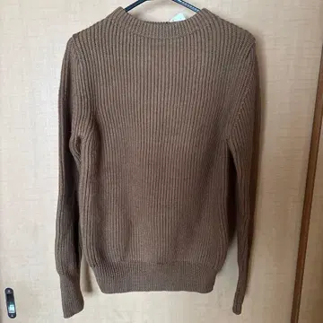 nano universe 카멜 리브 크루넥 니트 S