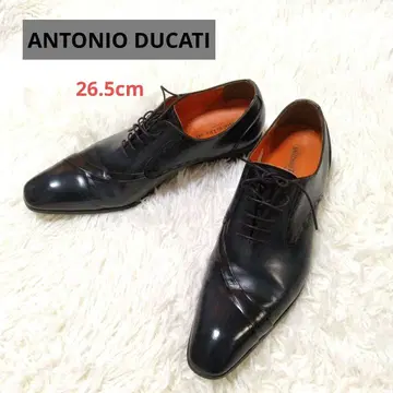 새상품급 ANTONIO DUCATI 청자색 드레스 신발 26.5 EEE