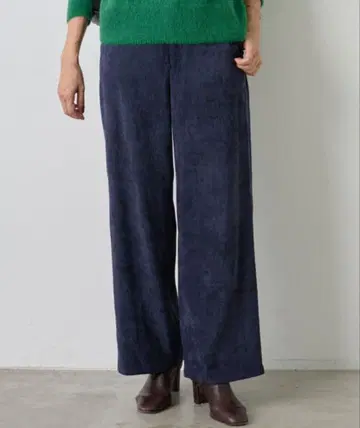 새상품급 BEARDSLEY 드레이프감 코듀로이 팬츠 네이비