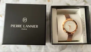 피에르 라니에 골드 메쉬 손목시계