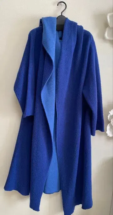 아페제 라무 블루 롱 가디건