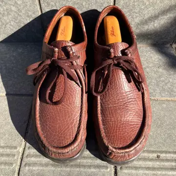 브라운 가죽 모카신 mephisto