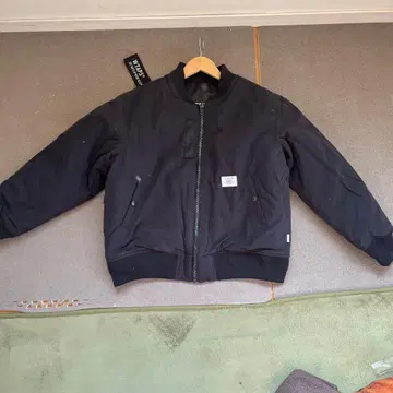 블랙 MA-1 플라이트 자켓