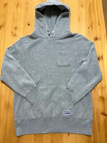 DISCUS ATHLETIC/풀오버 후디/L/그레이