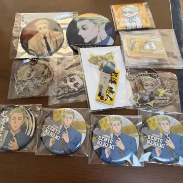 나나미 켄토 캔뱃지 아크링 키링 세트