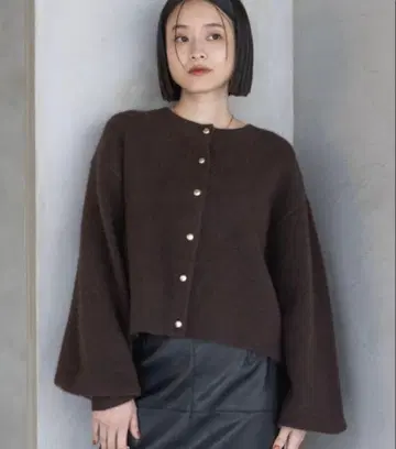 시착만 한 상품 CN 라쿤 네이비 크루 가디건 여성용