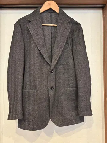 크로스 클로젯 테크 트위드 자켓 M 중고