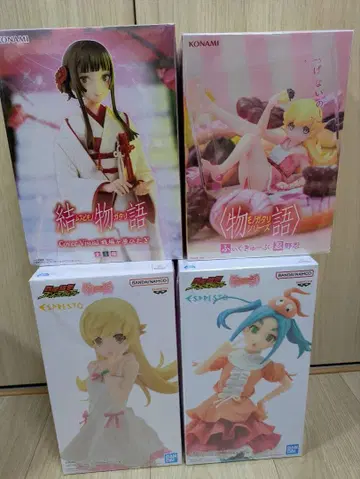 [ 새상품 미개봉품 ] 모노가타리 시리즈 피규어 4점 세트 결 이야기