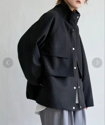 노치. 아지메 플랩 숏코트