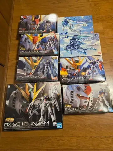 건담 프라모델 RG HG 시리즈 묶음 판매! ANA 한정판 포함