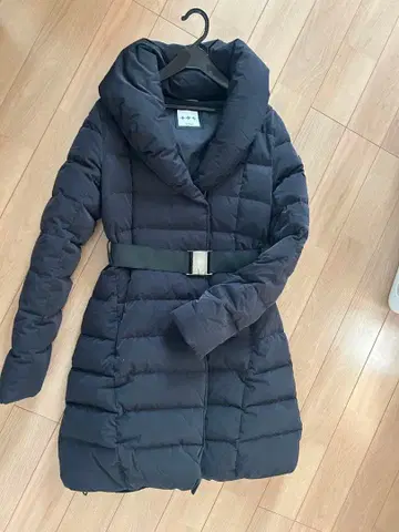 TATRAS 타트라스 롱 다운 자켓 블랙 벨트 포함