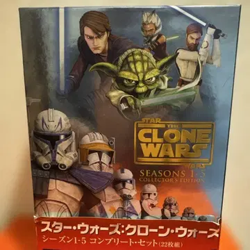 스타 워즈: 클론 워즈 시즌 1-5 DVD 세트