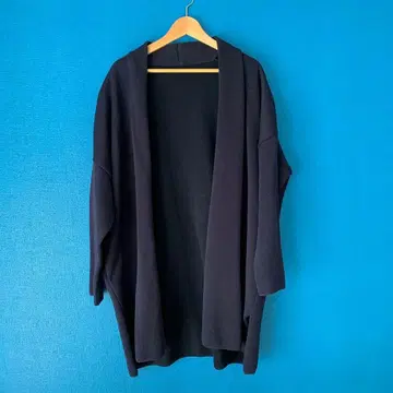 MUSE 네이비 롱 코트