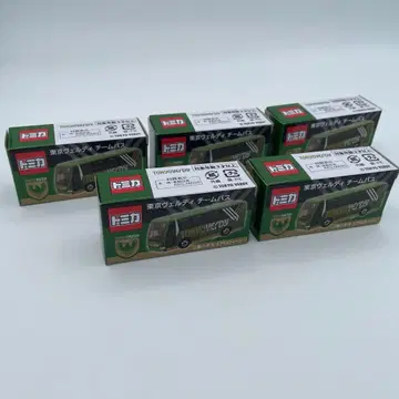 [미개봉 새상품 5개 세트] 토미카 도쿄 베르디 팀 버스 미쓰비시 후소