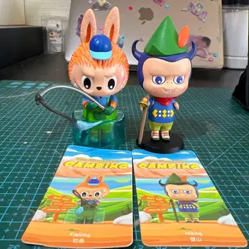 POPMART 래브부 LABUBU 캠핑 시리즈 2점 세트