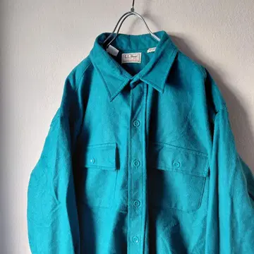 엘엘빈 L.L.Bean 샤모아 아크로스 셔츠 터콰이즈 그린