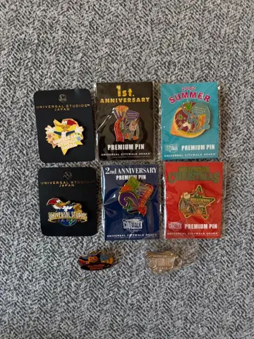 유니버설 스튜디오 재팬 핀 배지 세트