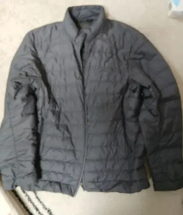 그레이 다운 자켓 집업