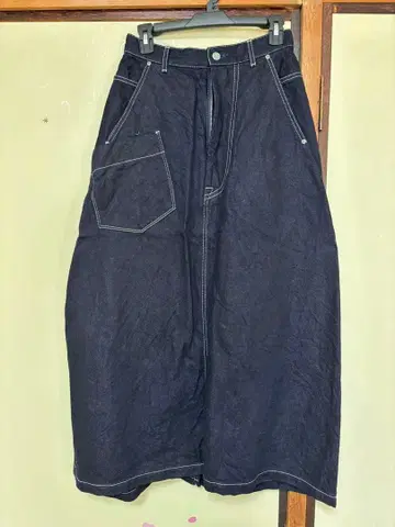 미나 페르호넨 다크 데님 롱 스커트 32