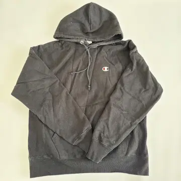 챔피언 리버스 위브 후드티 M 블랙