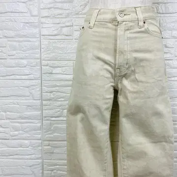 미라 오웬 팬츠 데님 S 베이지 [2655-19]