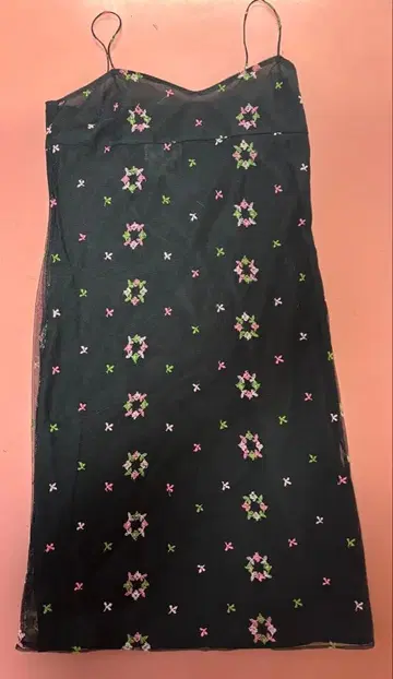 질 스튜어트 뉴욕/빈티지 자수 메쉬 드레스