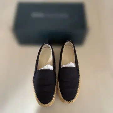 블랙 캔버스 슬립온