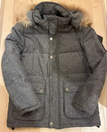 AFS JEEP 후드 부착 다운 자켓 XL 그레이