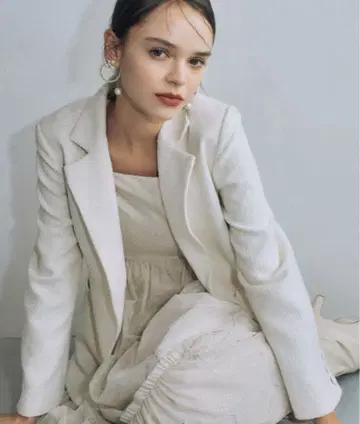 트위드 테일러드 자켓 EIMY ISTOIRE 에이미 이스트 월 S