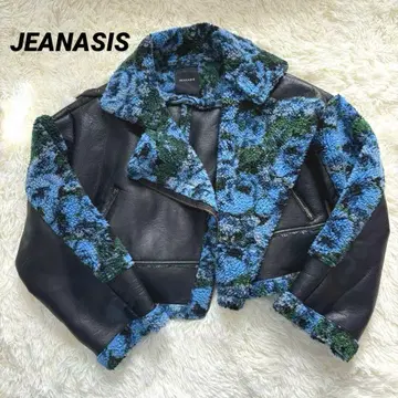 새상품급 [ JEANASIS ] 보아 절개 라이더 자켓