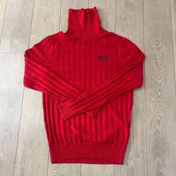 Callaway 캘러웨이 니트 빨간색 L