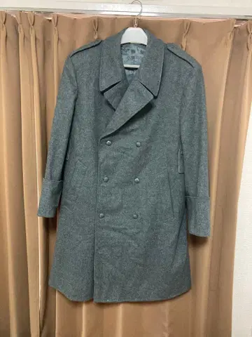 밀리터리 롱 코트