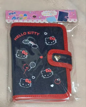 미사용 새상품 HELLO KITTY 데님 씰 바인더 씰북