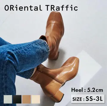 오리엔탈 트래픽 오버 스퀘어토 스트레치 부츠 카멜