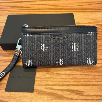 KRHYME DESIGN 장지갑 블랙/그레이