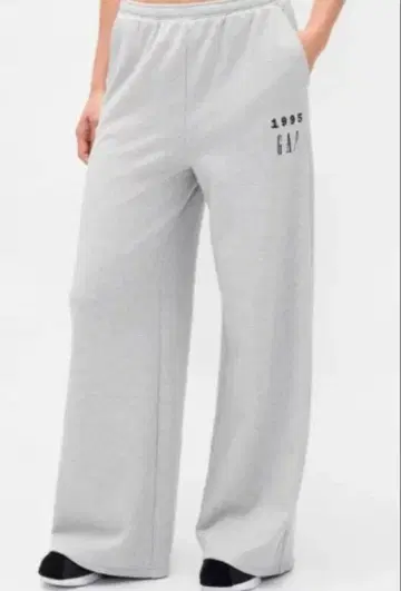GAP 스웨트 팬츠 S 사이즈 그레이 30th 30주년 기념 디자인