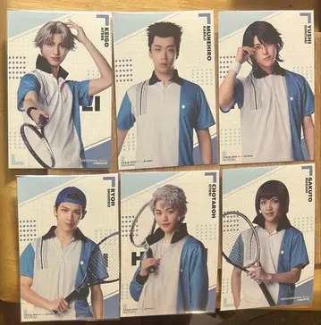 테니스의 왕자님 테니뮤 애니메이트 통신 판매 특전 엽서 6장 세트