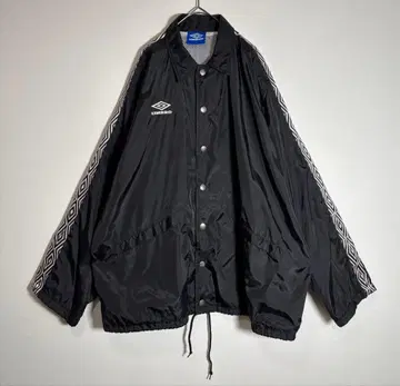 UMBRO 엄브로 자수 로고 백 프린트 버튼 나일론 자켓