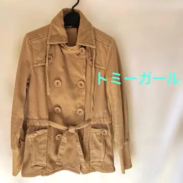 타미걸 베이지 트렌치코트 M 보아 이너 포함