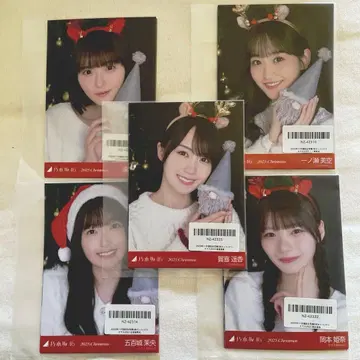 노기자카46 크리스마스 2025 브로마이드 (5 멤버 세트)