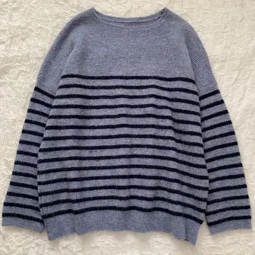 FASHFREN 파슈프렌 알파카 혼방 보더 니트 다이칸야마