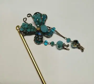 wargo The Ichi 나비 헤어콤 블루 입체